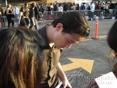 signing photo