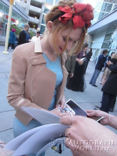 Josephine De La Baume autograph