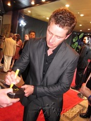 signing photo
