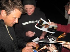 signing photo