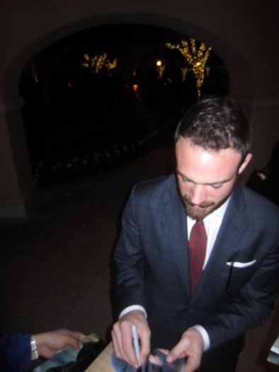 Joshua Sasse autograph