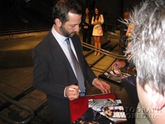 signing photo