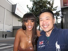 signing photo