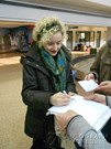 Julia Garner signing proof
