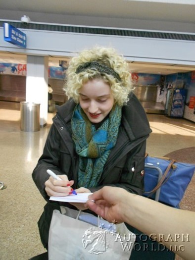 Julia Garner autograph