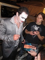 signing photo