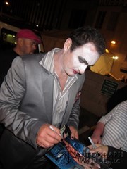 signing photo