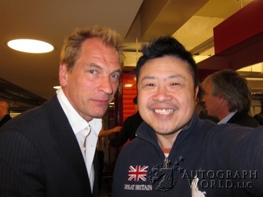 Julian Sands autograph