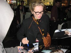 signing photo