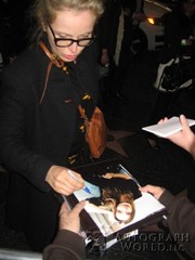 signing photo