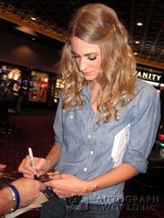 signing photo