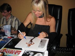 signing photo