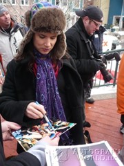 signing photo