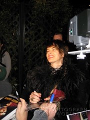 signing photo