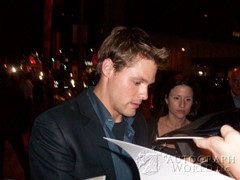 signing photo