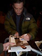 signing photo
