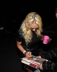 signing photo