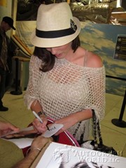 signing photo