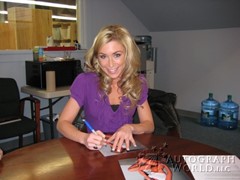 signing photo