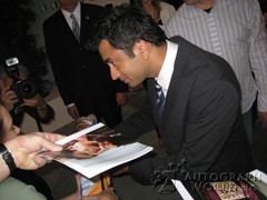signing photo