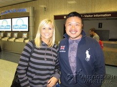 signing photo
