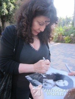 Karen Kondazian autograph