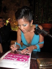 signing photo
