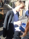 Karine Vanasse signing proof