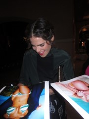 signing photo