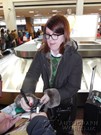 Kate Flannery signing proof