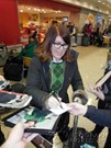 Kate Flannery signing proof