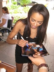 signing photo