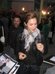 signing photo