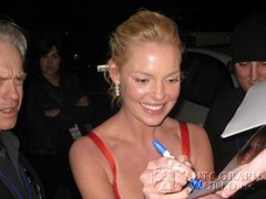 signing photo