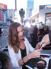 signing photo