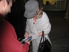 signing photo