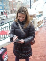 signing photo