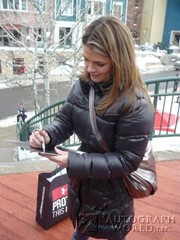 signing photo