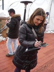 signing photo