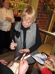 signing photo