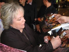 signing photo