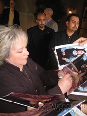 signing photo