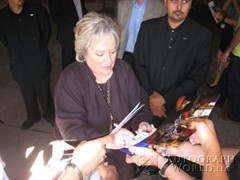signing photo