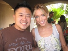signing photo