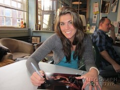 signing photo