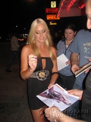 signing photo