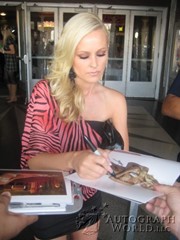 signing photo