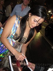 signing photo