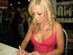 signing photo