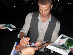 signing photo
